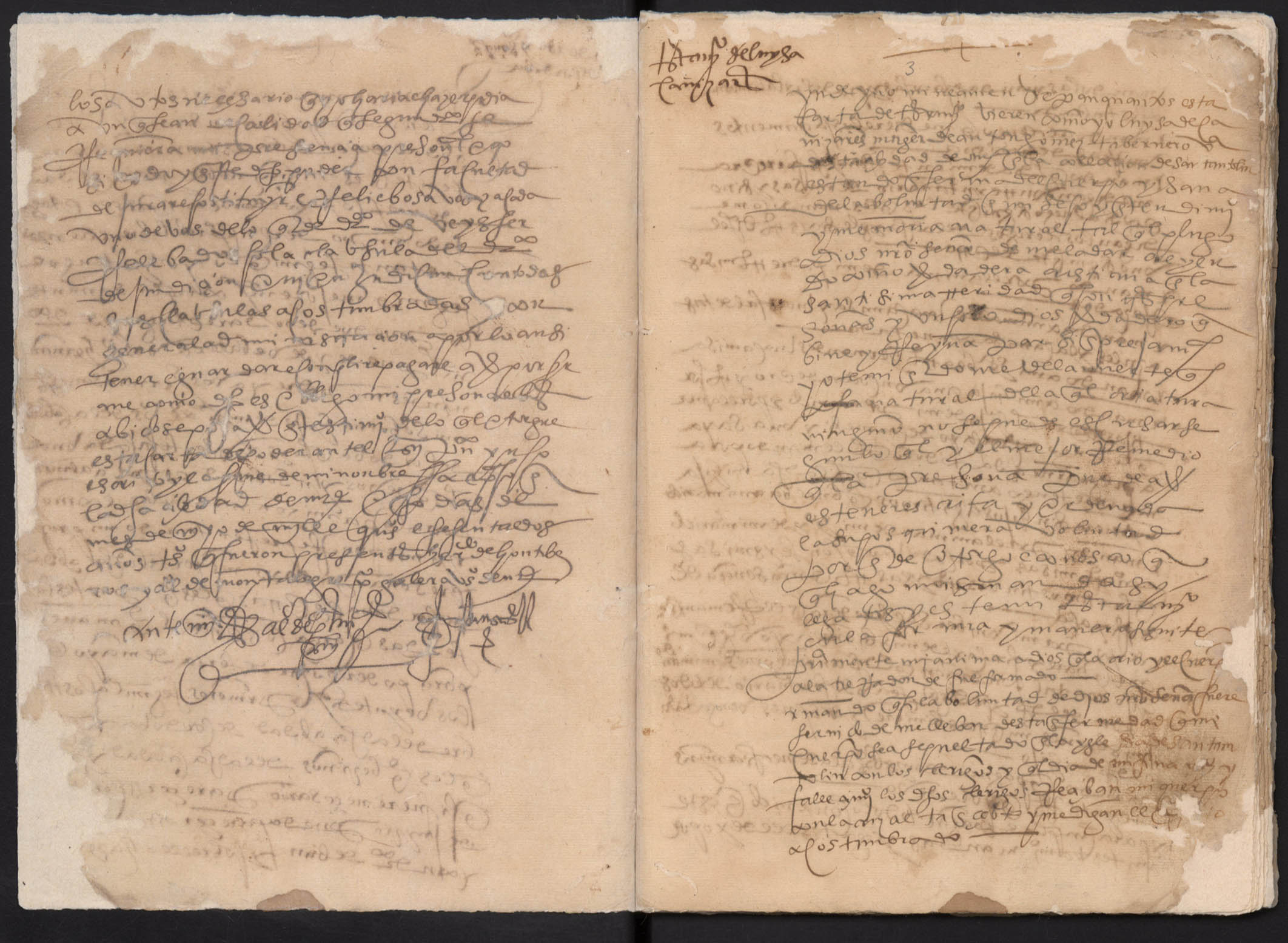 Registro de Alonso de Palma, Murcia de 1560-1562.